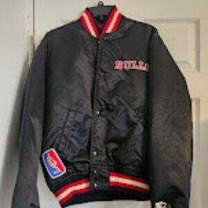 Vintage NBA Chicago Bulls Starter Satin Jacket – Big Logo, Size Large